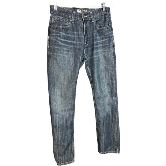 BOYS Levi Strauss & Co. Signature Skinny Jeans 18 Reg dark wash - Picture 2 of 6